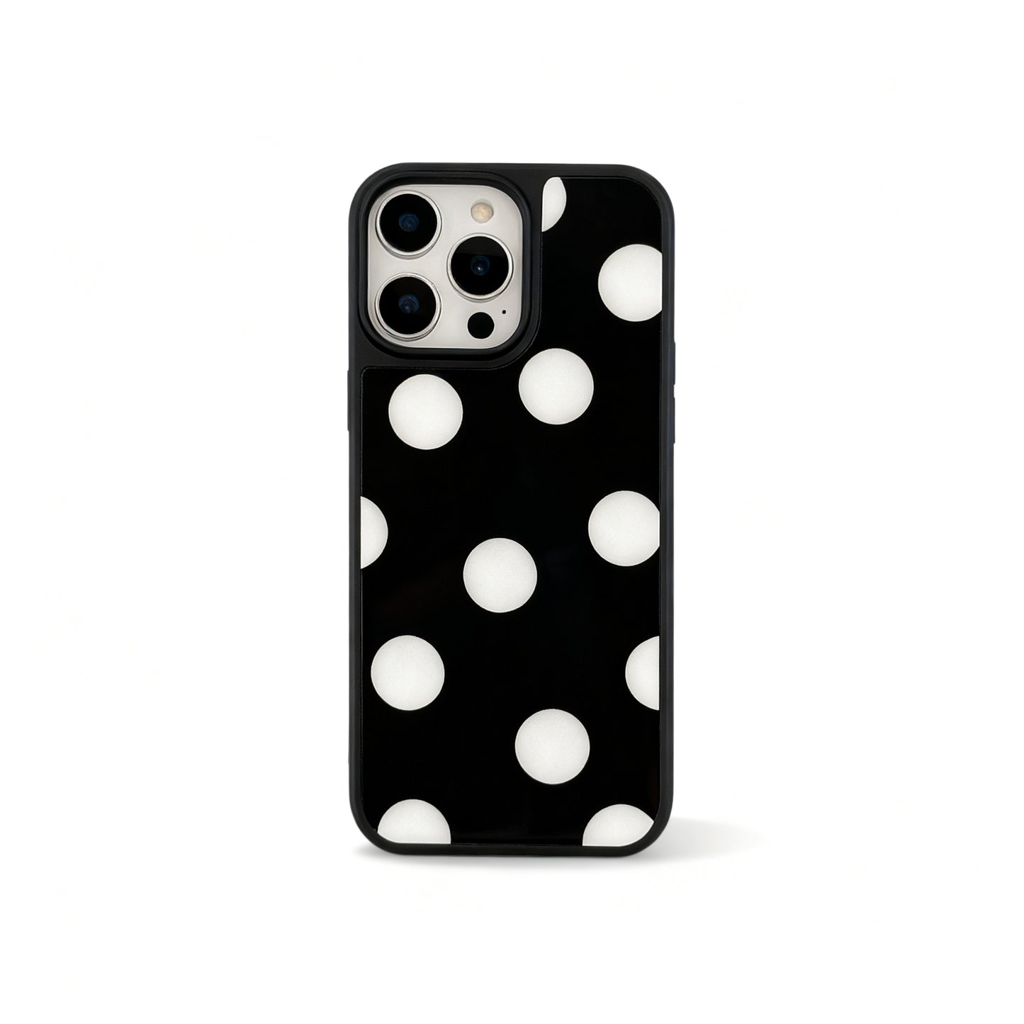 Minimalistic Dot Pattern Shockproof Phone Case for iPhone