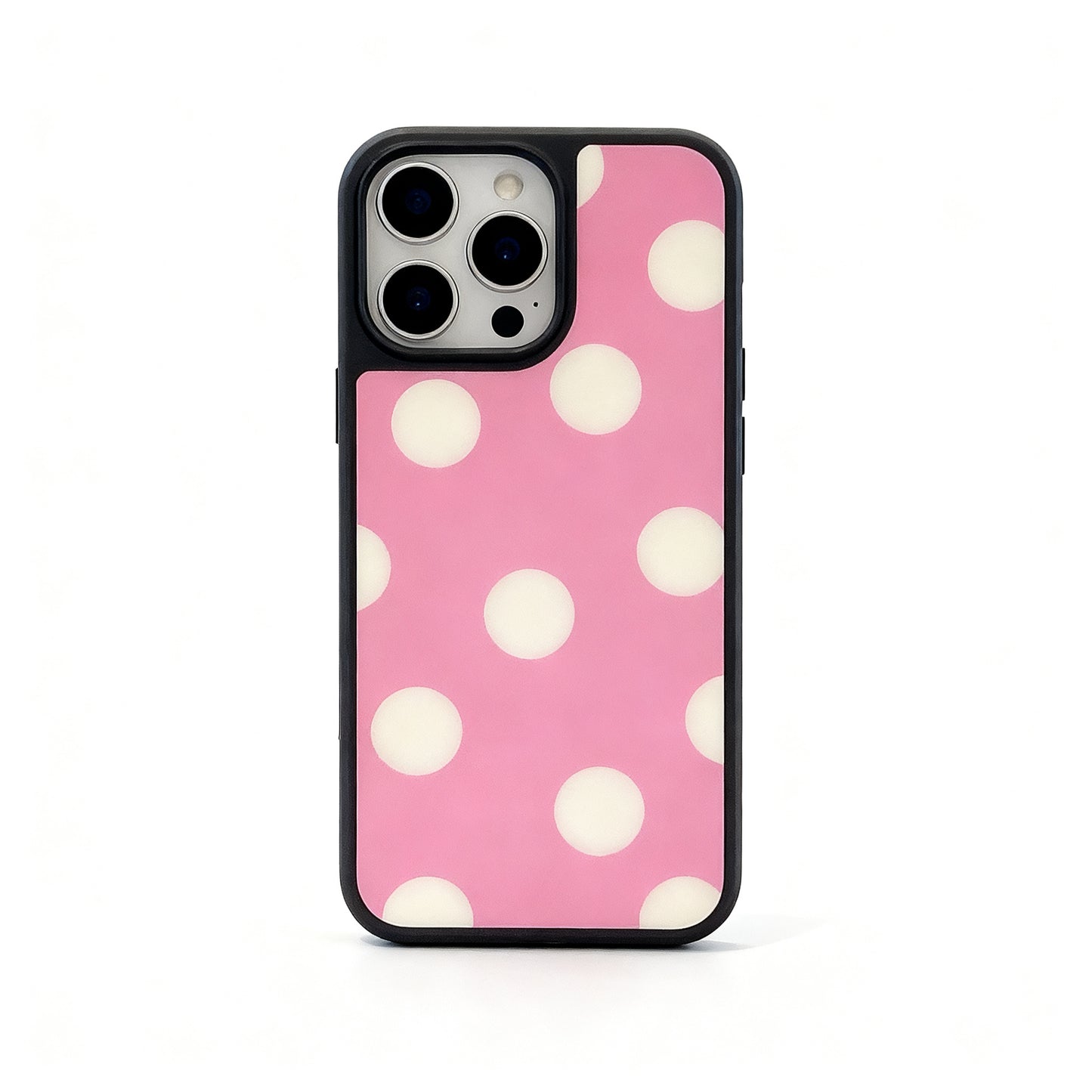 Minimalistic Dot Pattern Shockproof Phone Case for iPhone