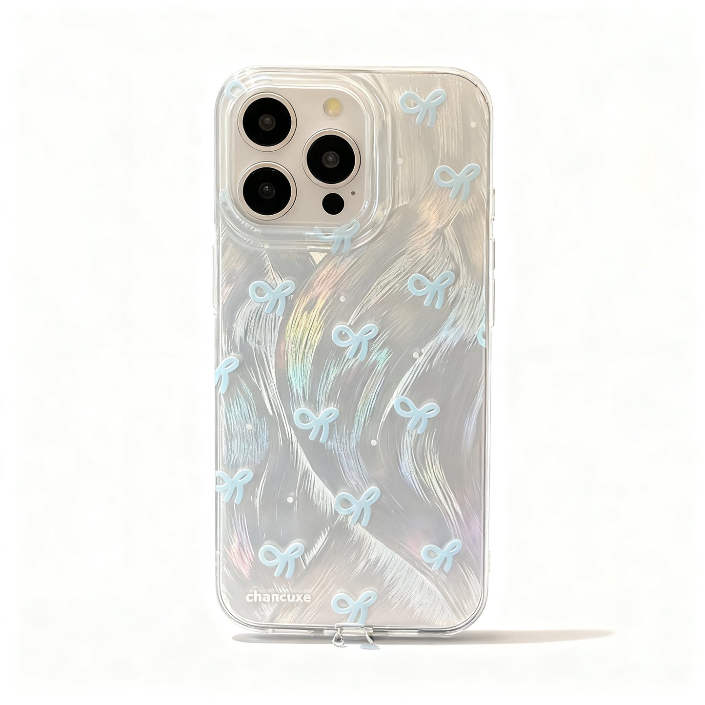 Blue Butterfly Bow Shockproof Phone Case for iPhone