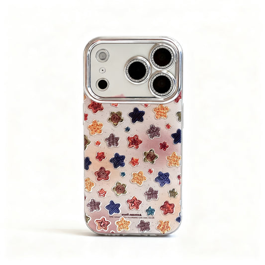 Pink Plaid and Dots Soft Phone Case for iPhone