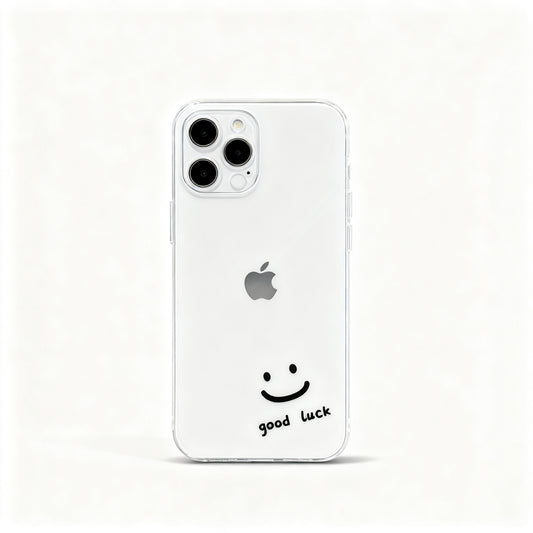 Cute Smiley Face Soft Phone Case for iPhone