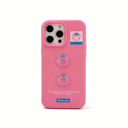 Red Tomato 3D Design Soft Phone Case for iPhone