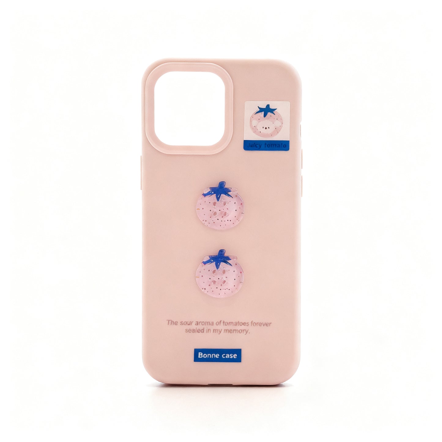 Red Tomato 3D Design Soft Phone Case for iPhone