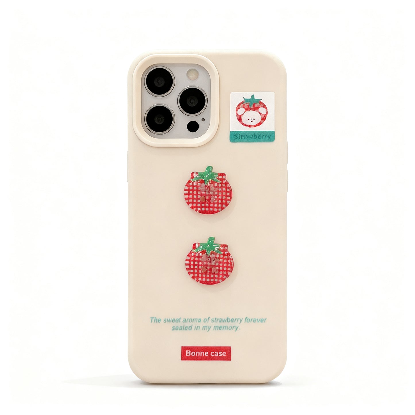 Red Tomato 3D Design Soft Phone Case for iPhone