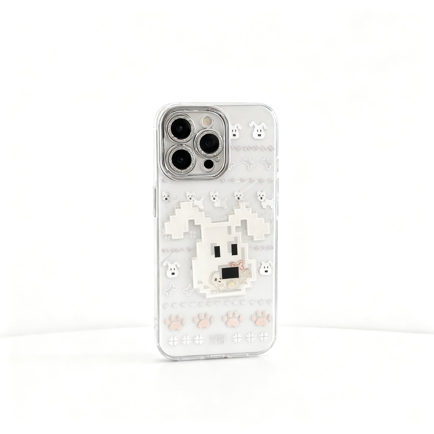 Cute Dog Winter Design Soft Phone Case for iPhone