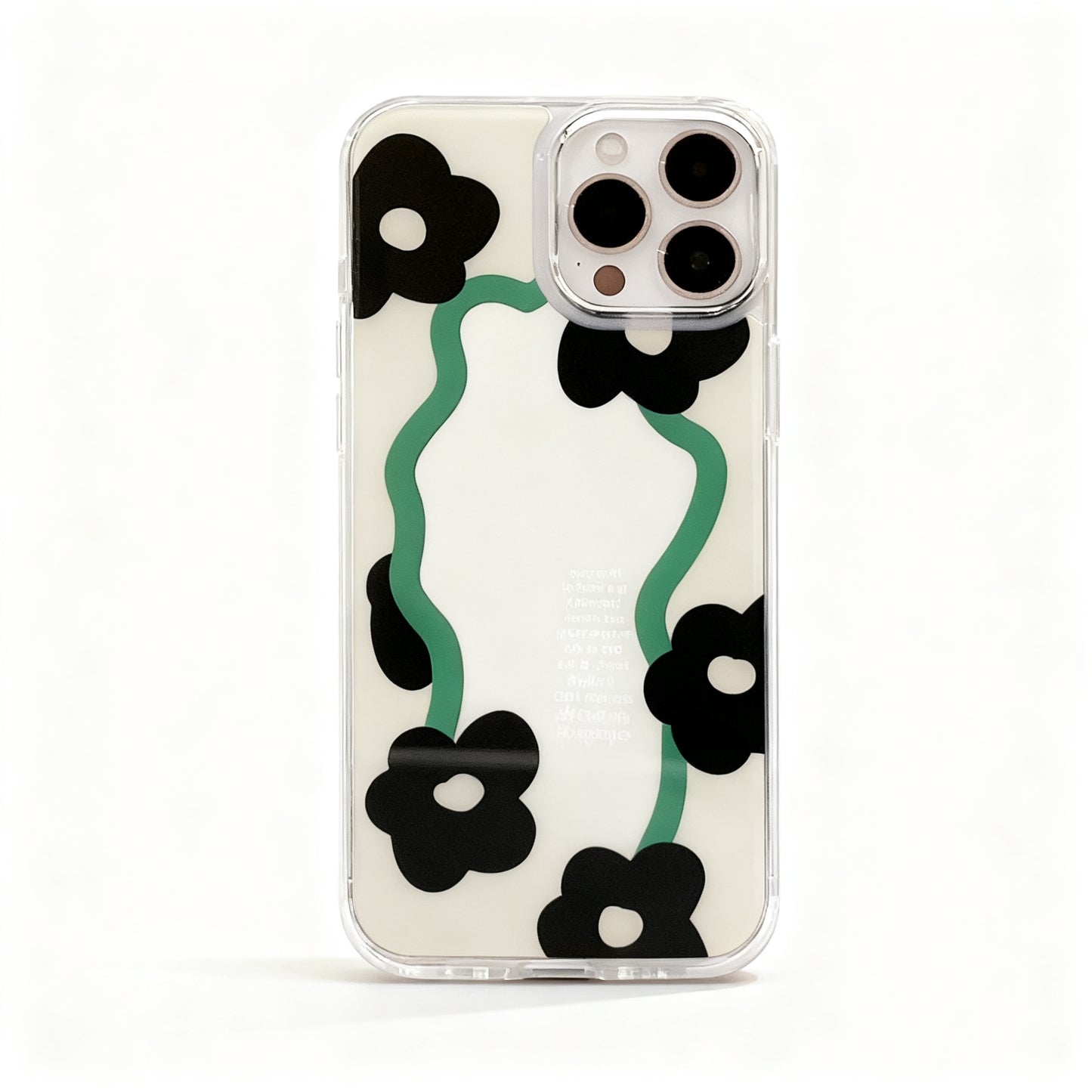 Glossy Mirror Geometric Phone Case for iPhone
