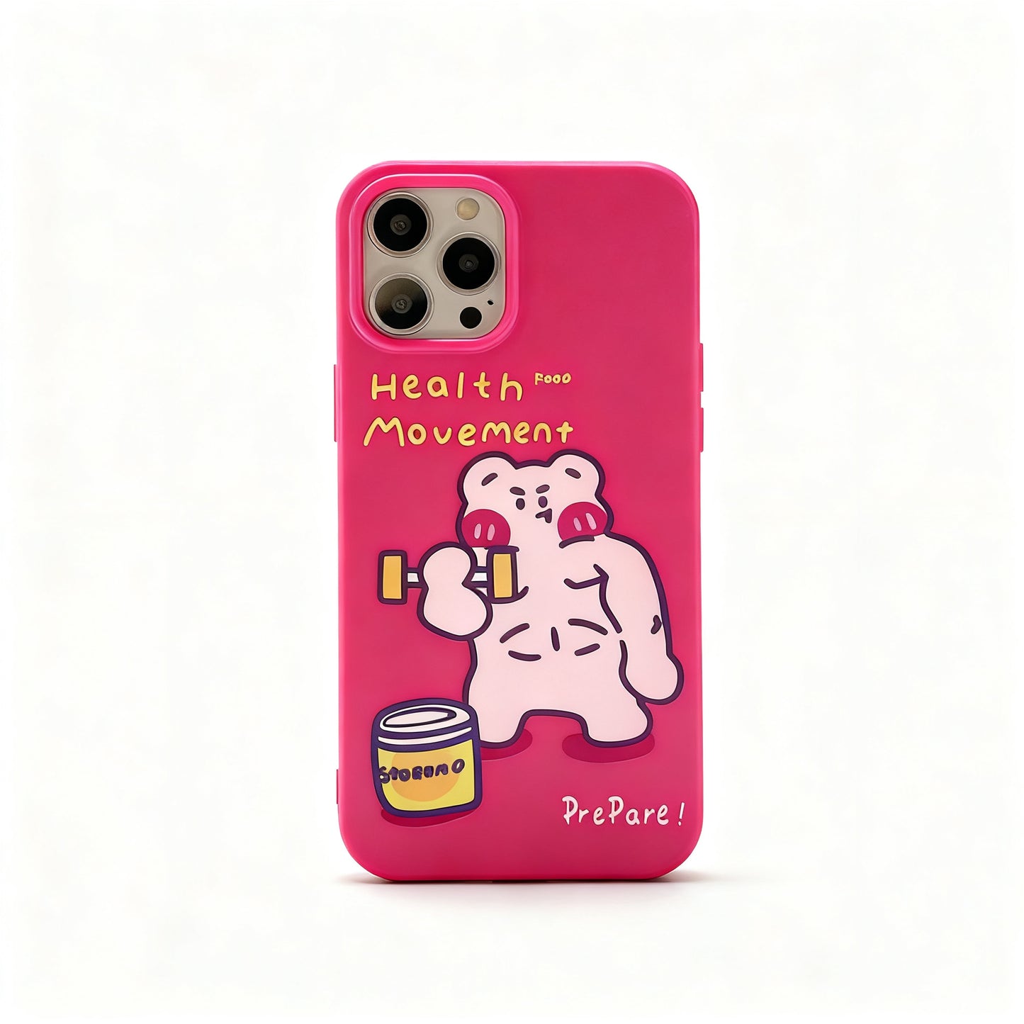 Cute Cartoon Glossy Phone Case for iPhone