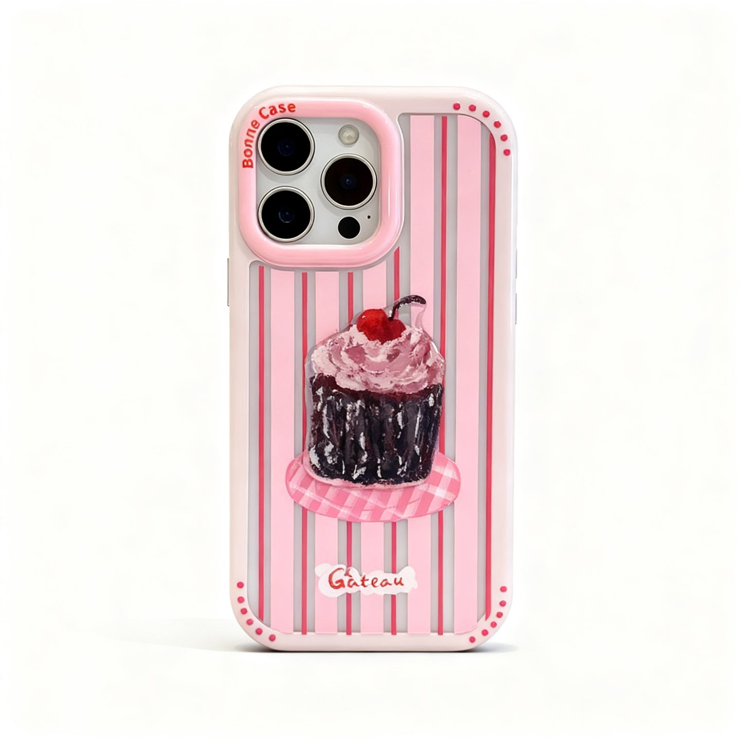 Cute 3D Dessert Cake Soft Phone Case for iPhone