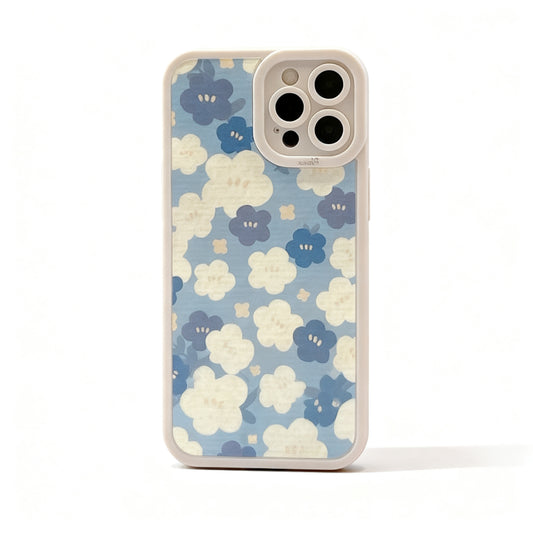 Vintage Floral Soft Phone Case for iPhone
