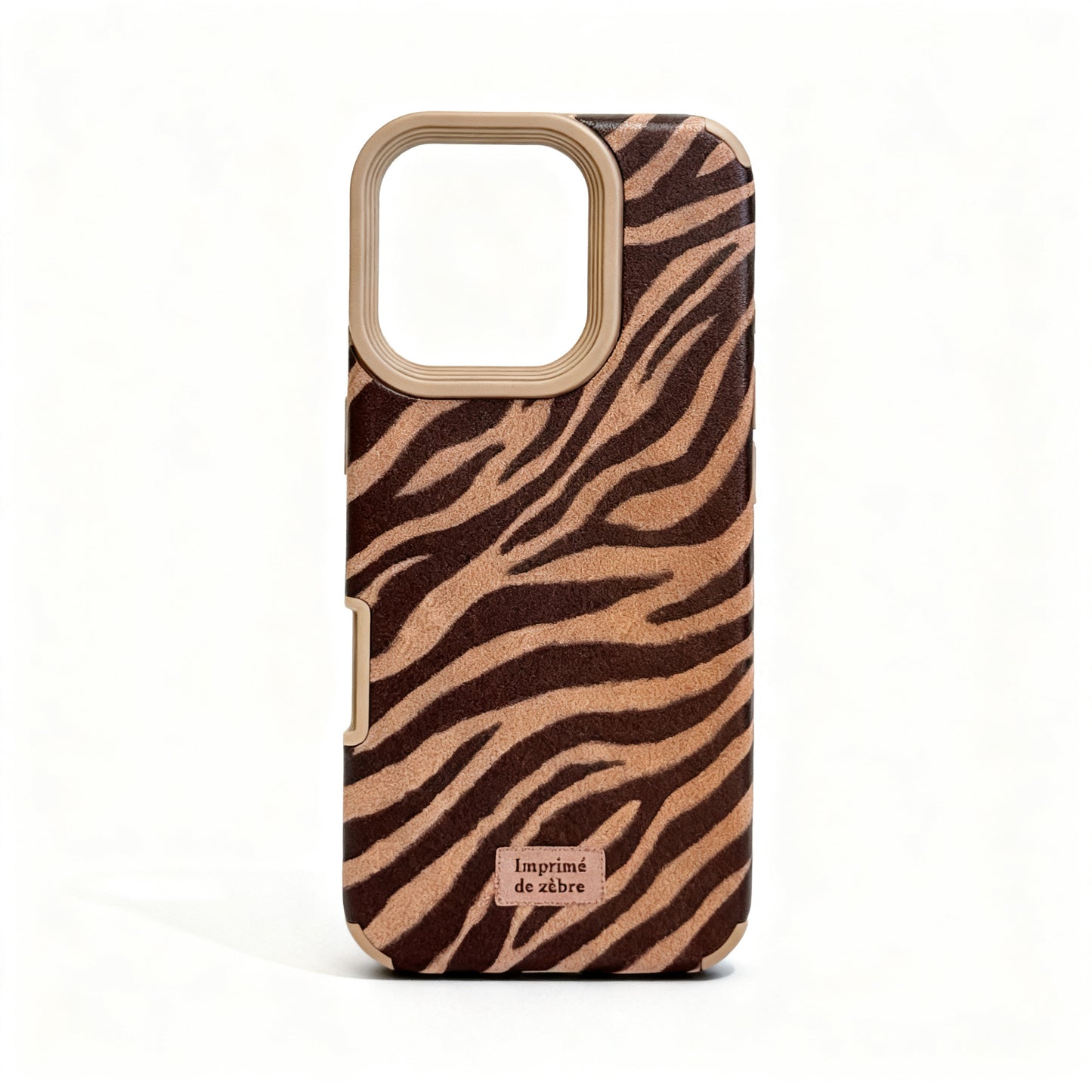 Vintage Zebra Print Soft Phone Case for iPhone