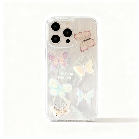 Colorful Dreamy Butterfly Shockproof Phone Case for iPhone