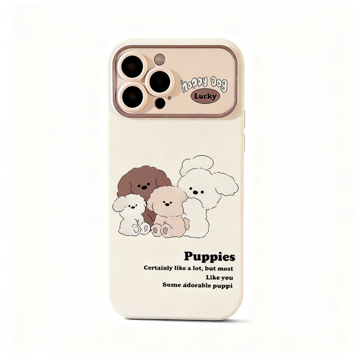 Vintage Dog Design Soft Phone Case for iPhone