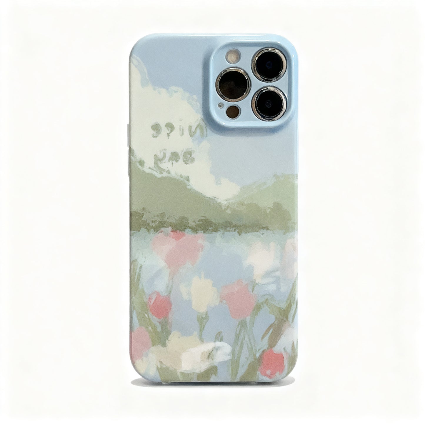 Fresh Vintage Floral Soft Phone Case for iPhone