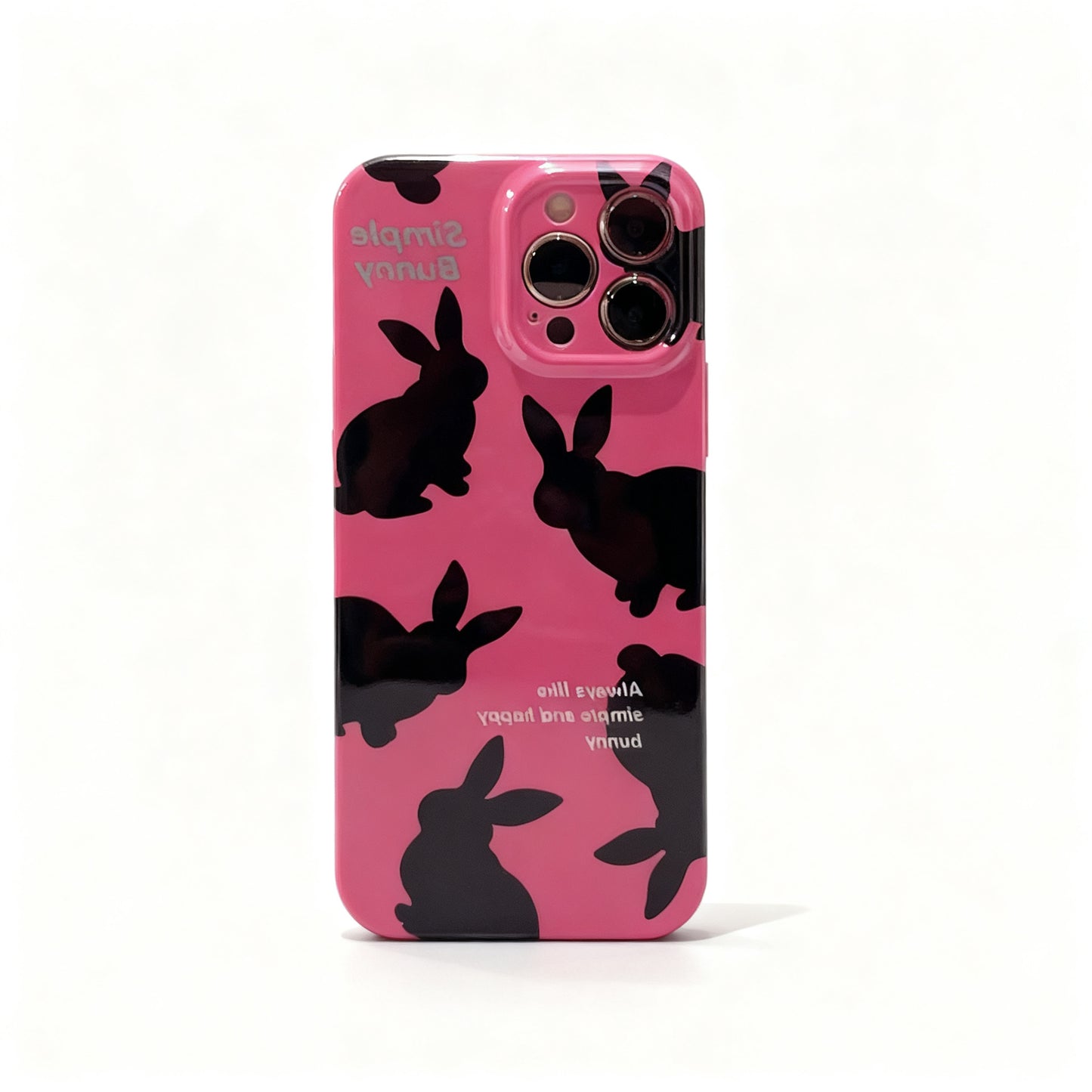 Korean Style Pink Floral Soft Phone Case for iPhone