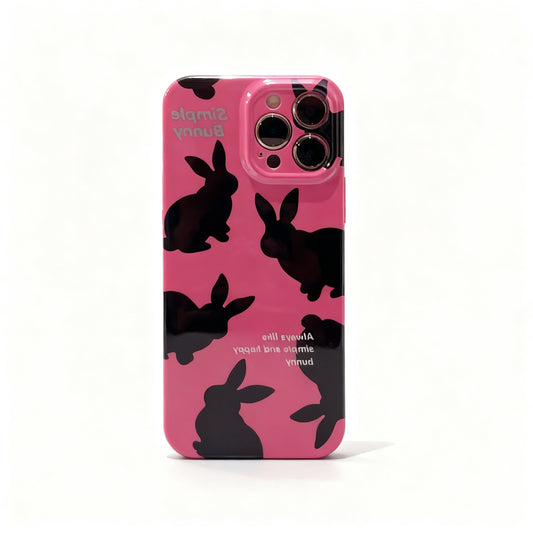 Korean Style Pink Floral Soft Phone Case for iPhone