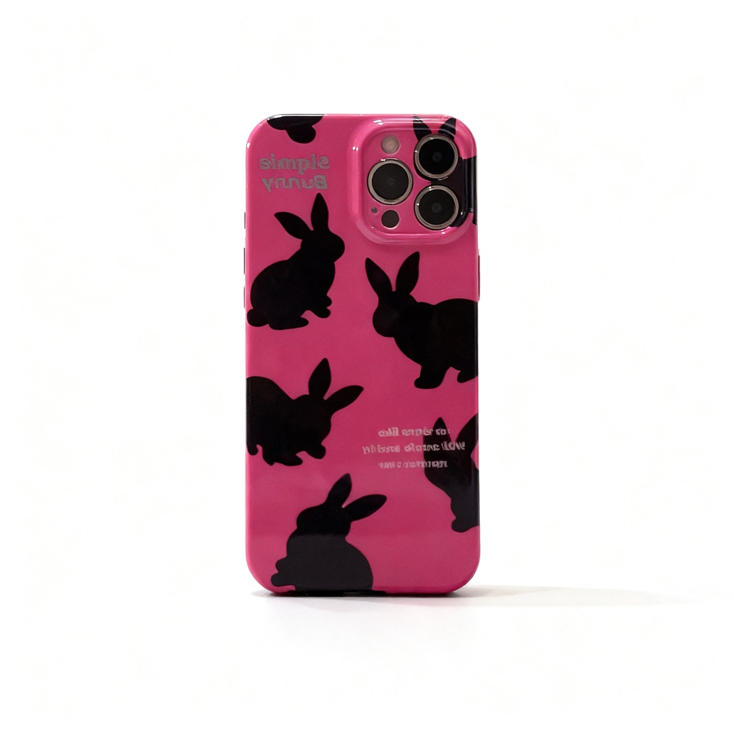 Korean Style Pink Floral Soft Phone Case for iPhone