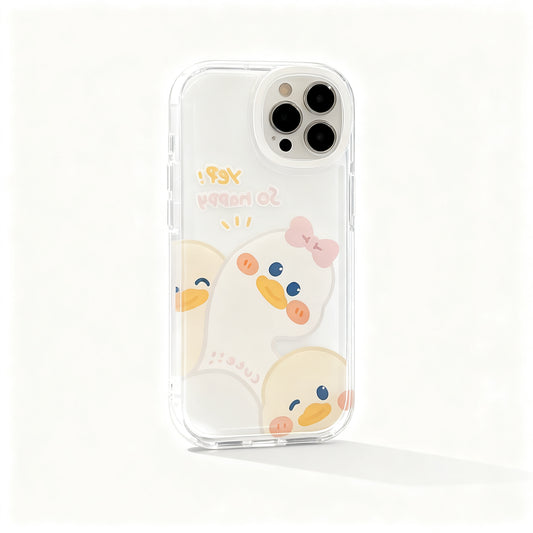 Cute Yellow Duck Soft Matte Phone Case for iPhone