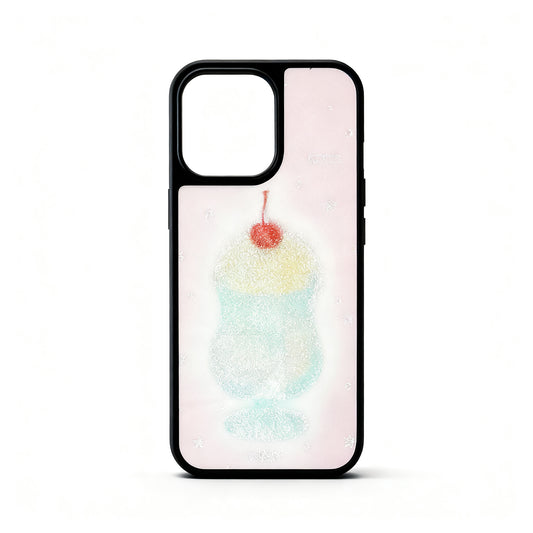 Korean Style Glitter Juice Cup Phone Case for iPhone