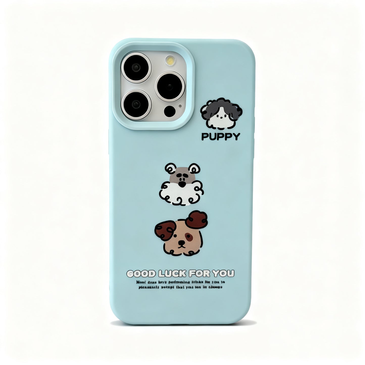 Cute Dog Print Soft Phone Case for iPhone