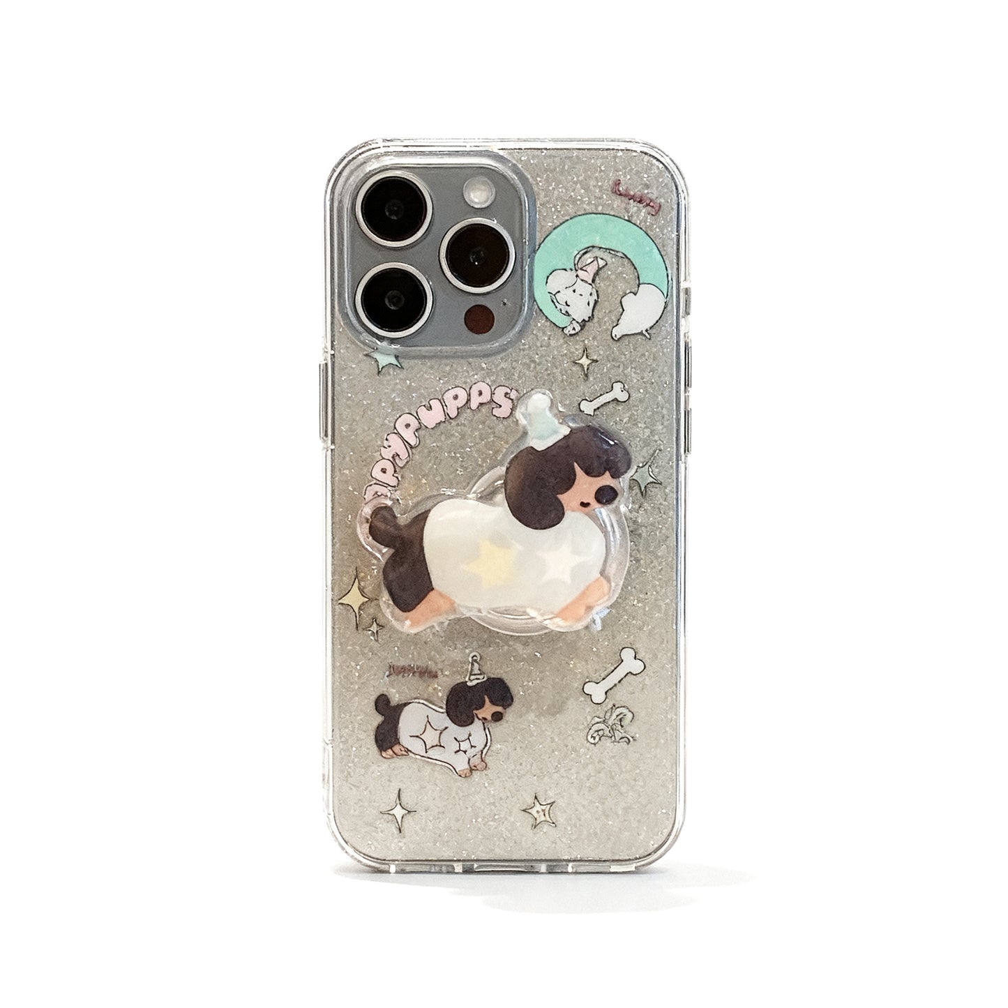 Cute Butterfly Soft Phone Case with Stand for iPhone