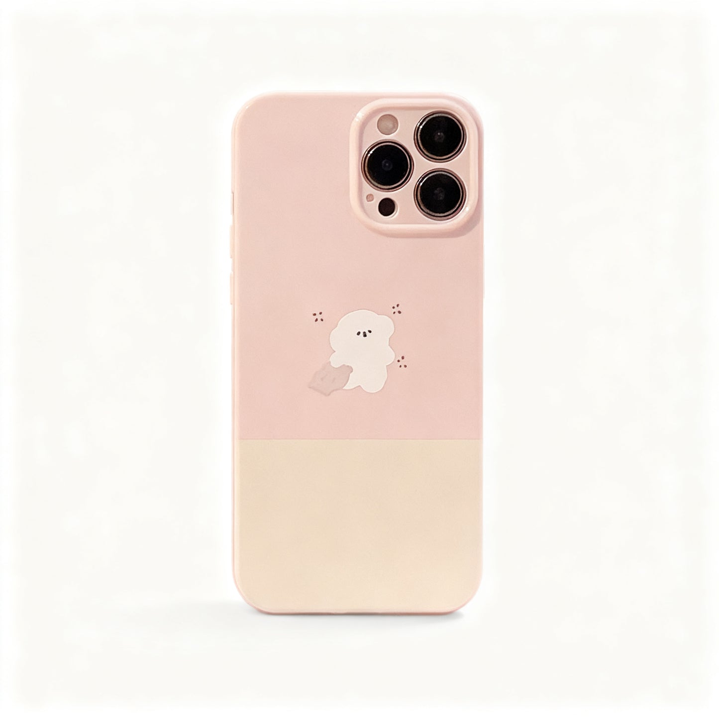 Cute Pink Cartoon Soft Phone Case for iPhone