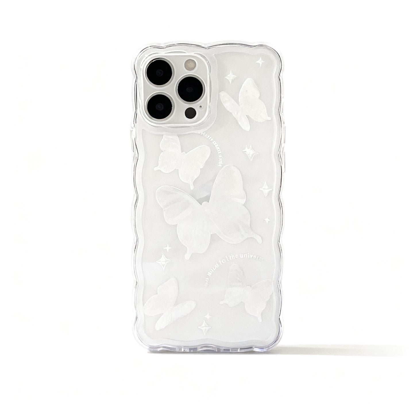 Clear Butterfly Soft Phone Case for iPhone