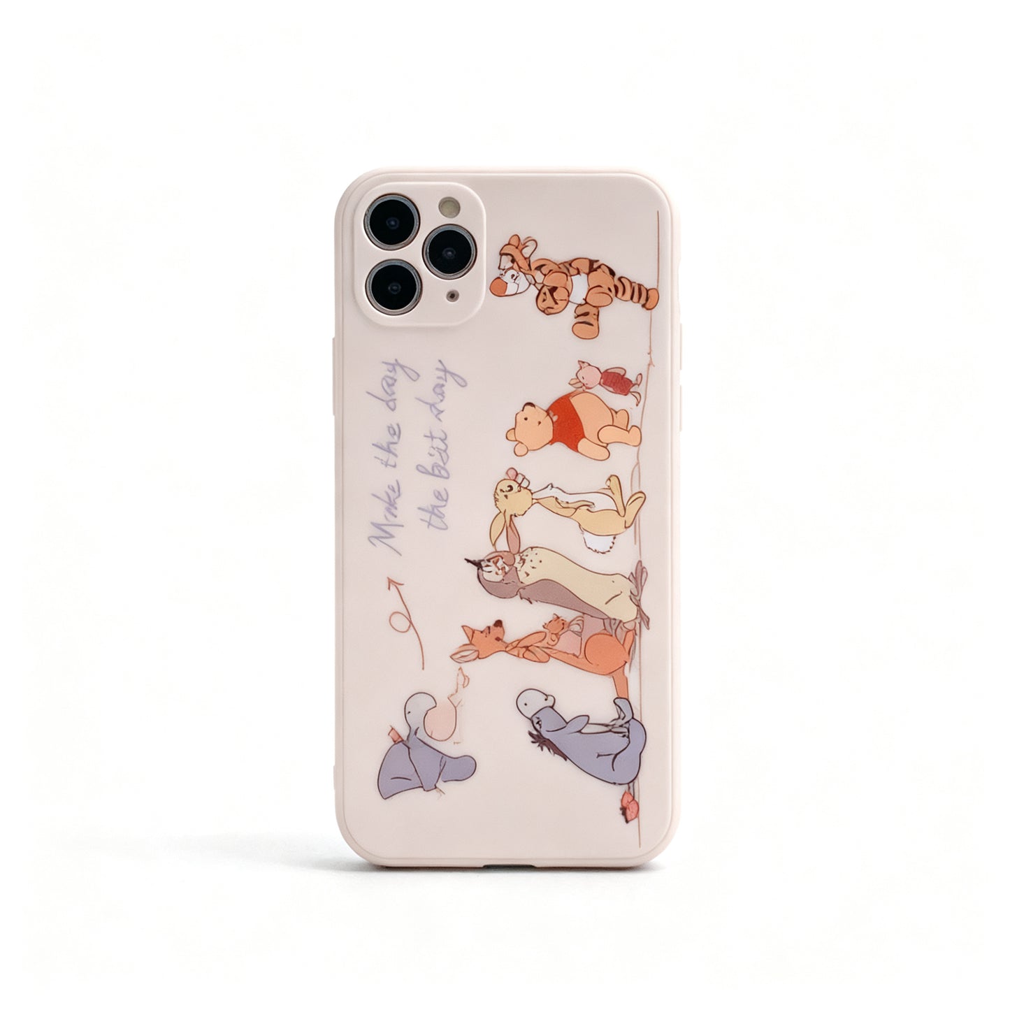 Cute Cream Bear Soft Phone Case for iPhone