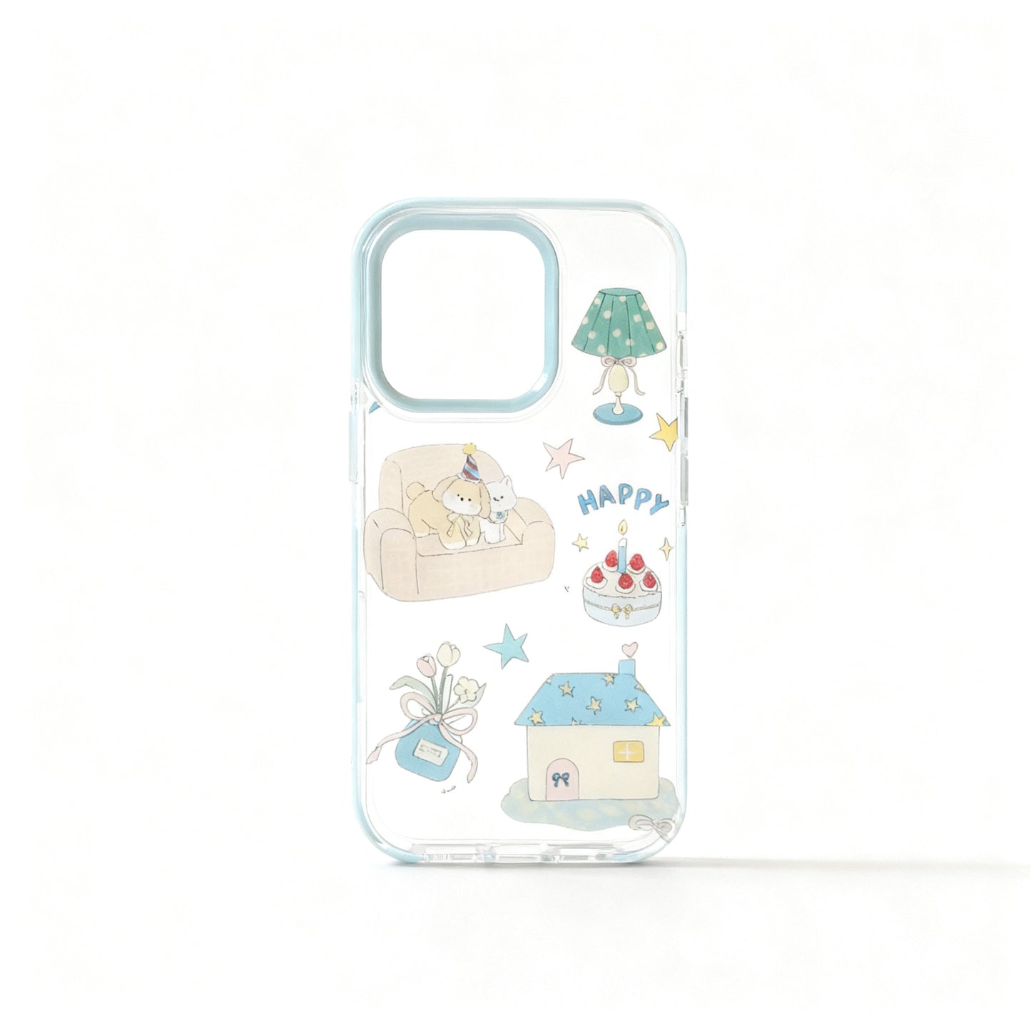 Cute Cartoon Dog Stand Phone Case for iPhone