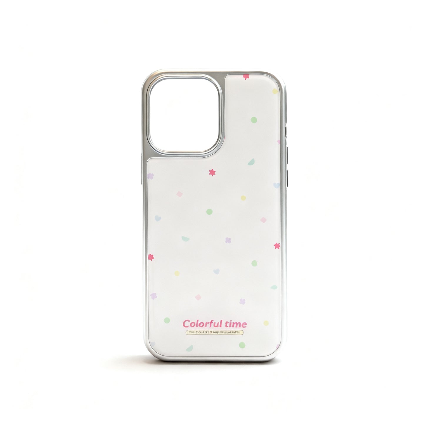 Korean Style Pink Cottage Stand Phone Case for iPhone