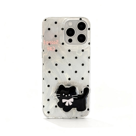 Cute Cat Design Soft Phone Case for iPhone