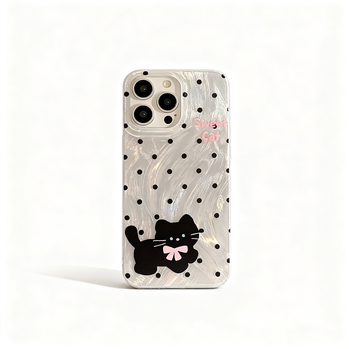 Cute Cat Design Soft Phone Case for iPhone