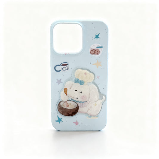 Cute Pink Elephant Glitter Phone Case for iPhone