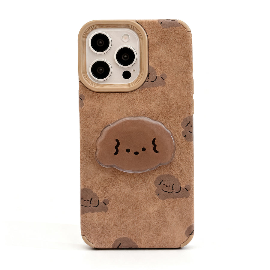 Brown Dog Vintage Stand Phone Case for iPhone