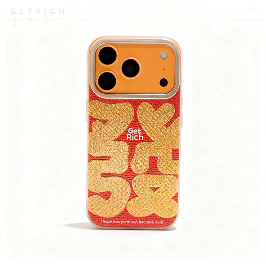 Shiny Pink Star Glitter Phone Case for iPhone