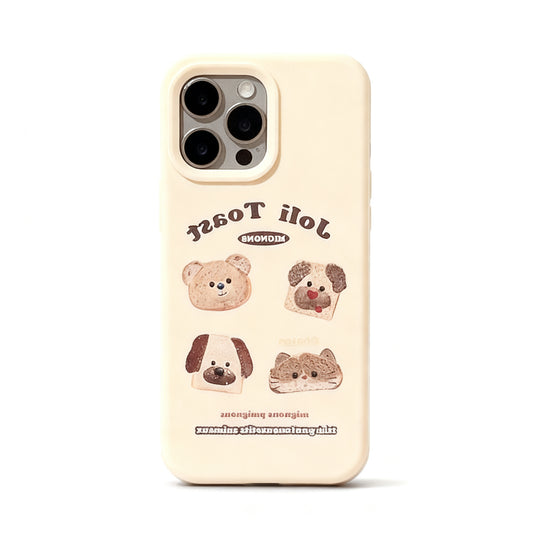 Cute Bread Animal Soft Silicone Phone Case for iPhone