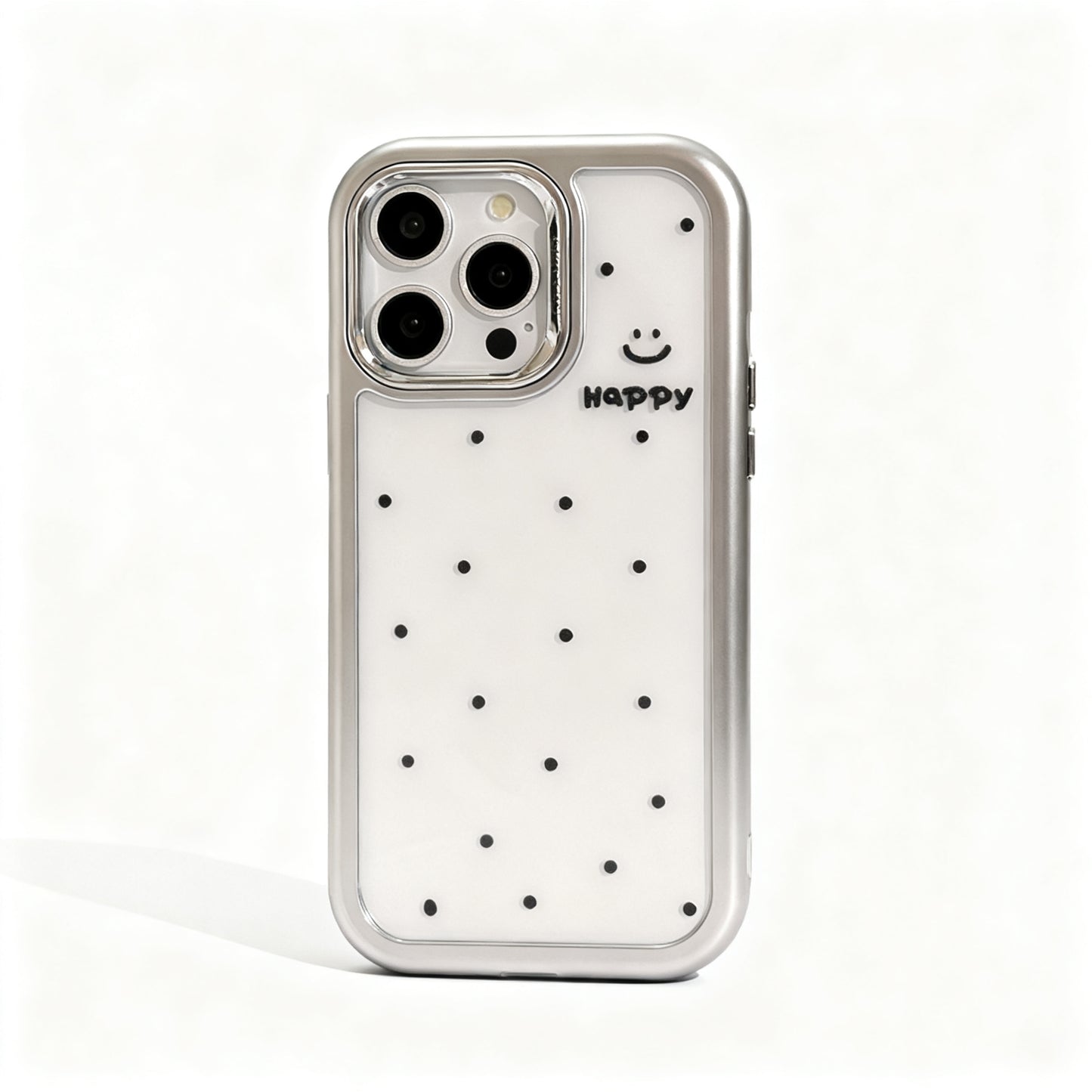 Cute Yellow Dot Smiley Phone Case for iPhone