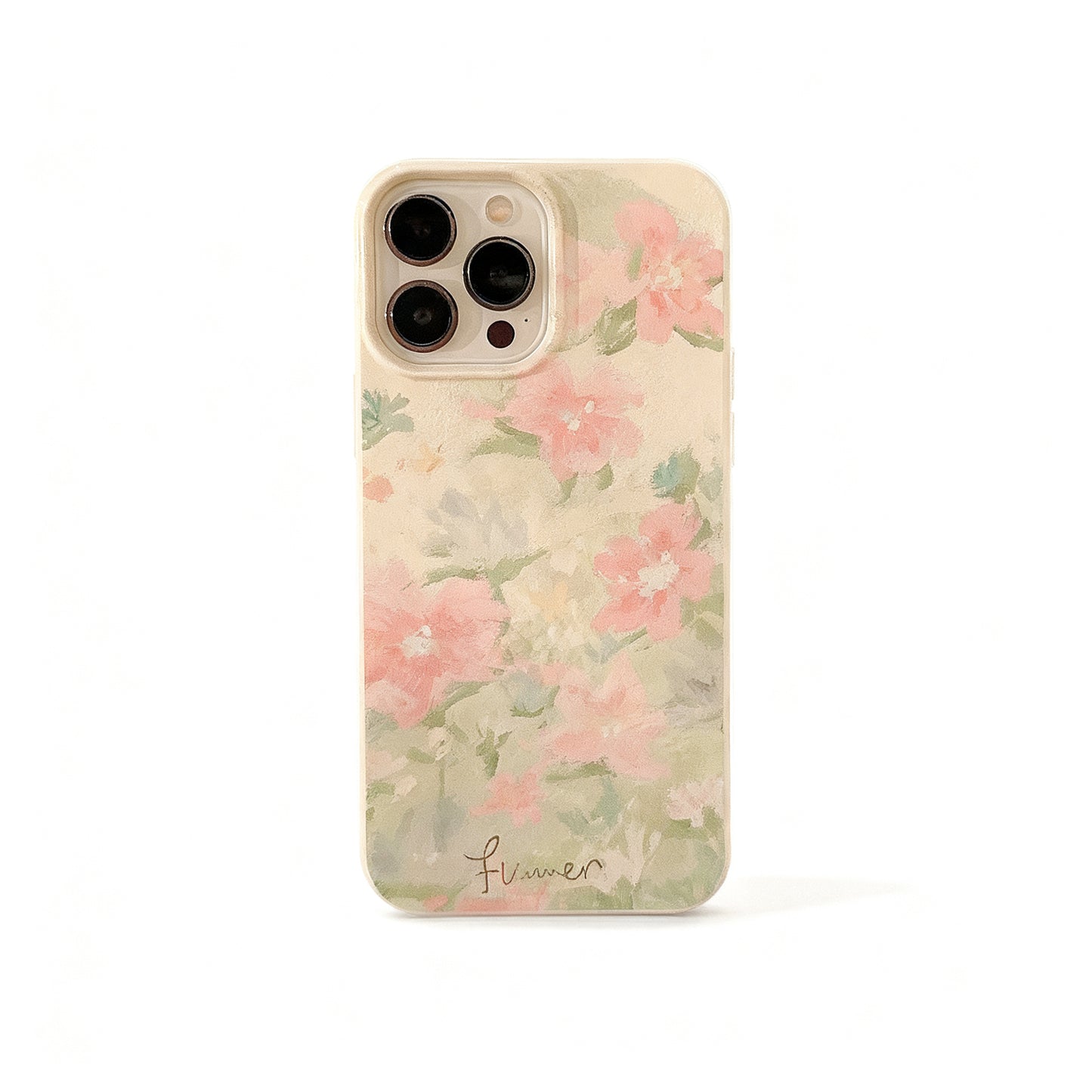 Pastel Floral Soft Phone Case for iPhone