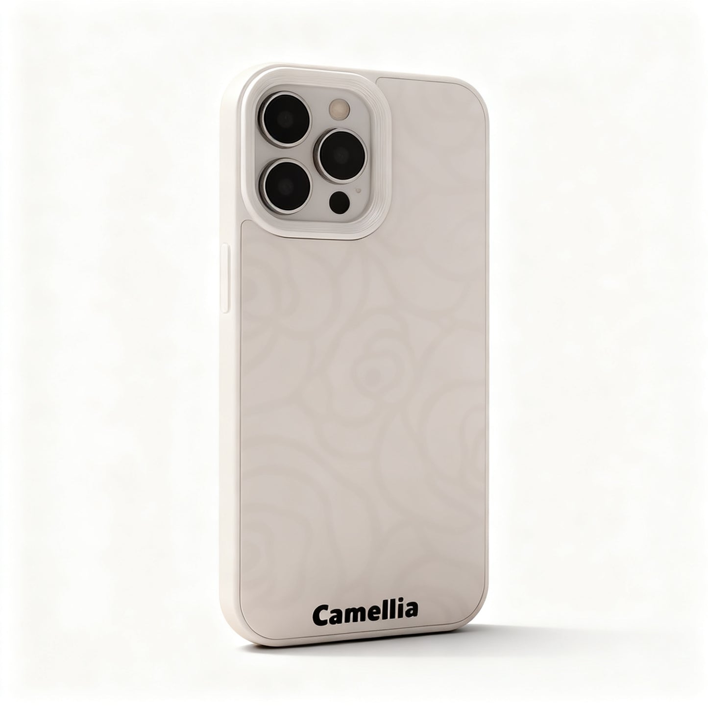 Elegant Pink Camellia Soft Phone Case for iPhone