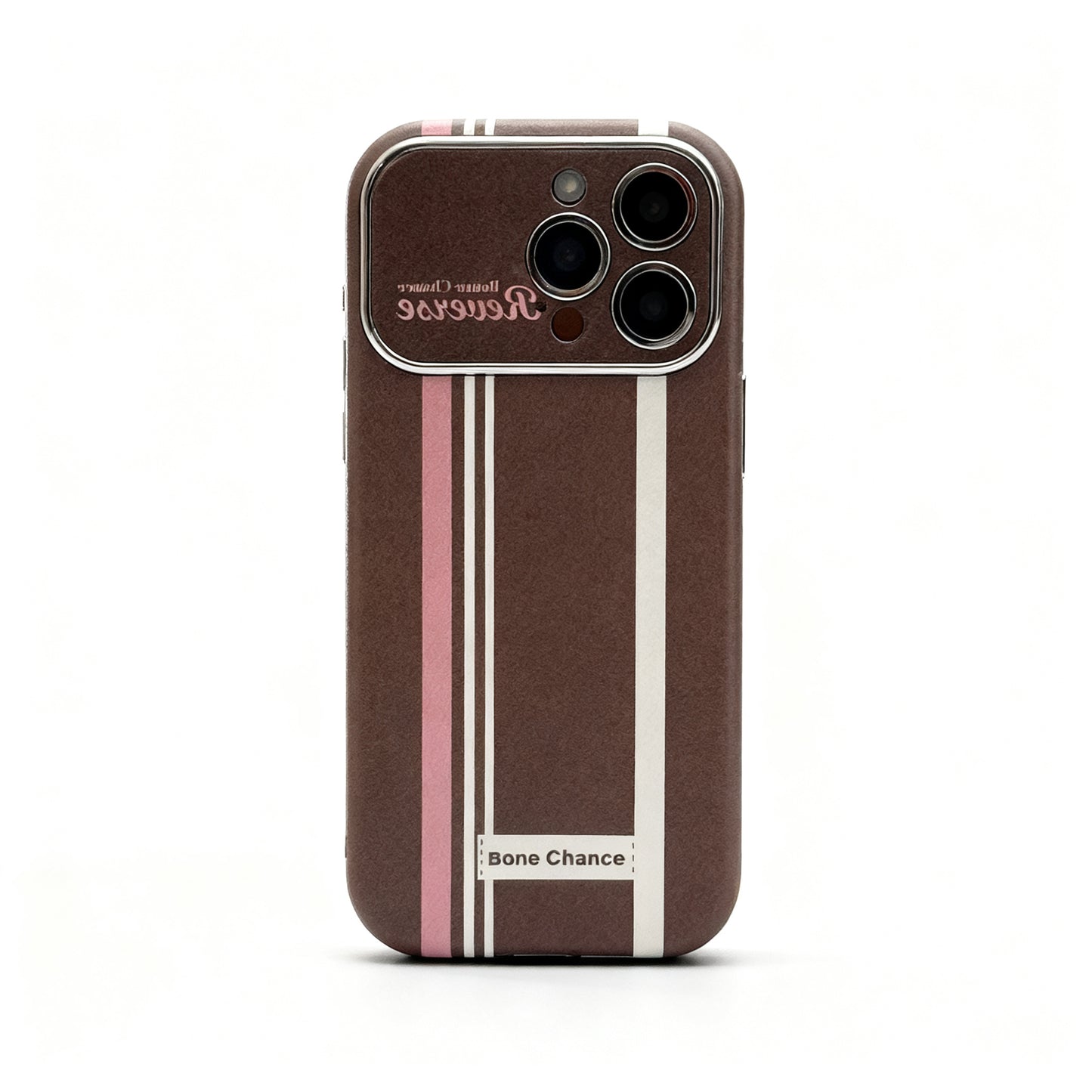 Vintage Stripe Cute Stand Phone Case for iPhone