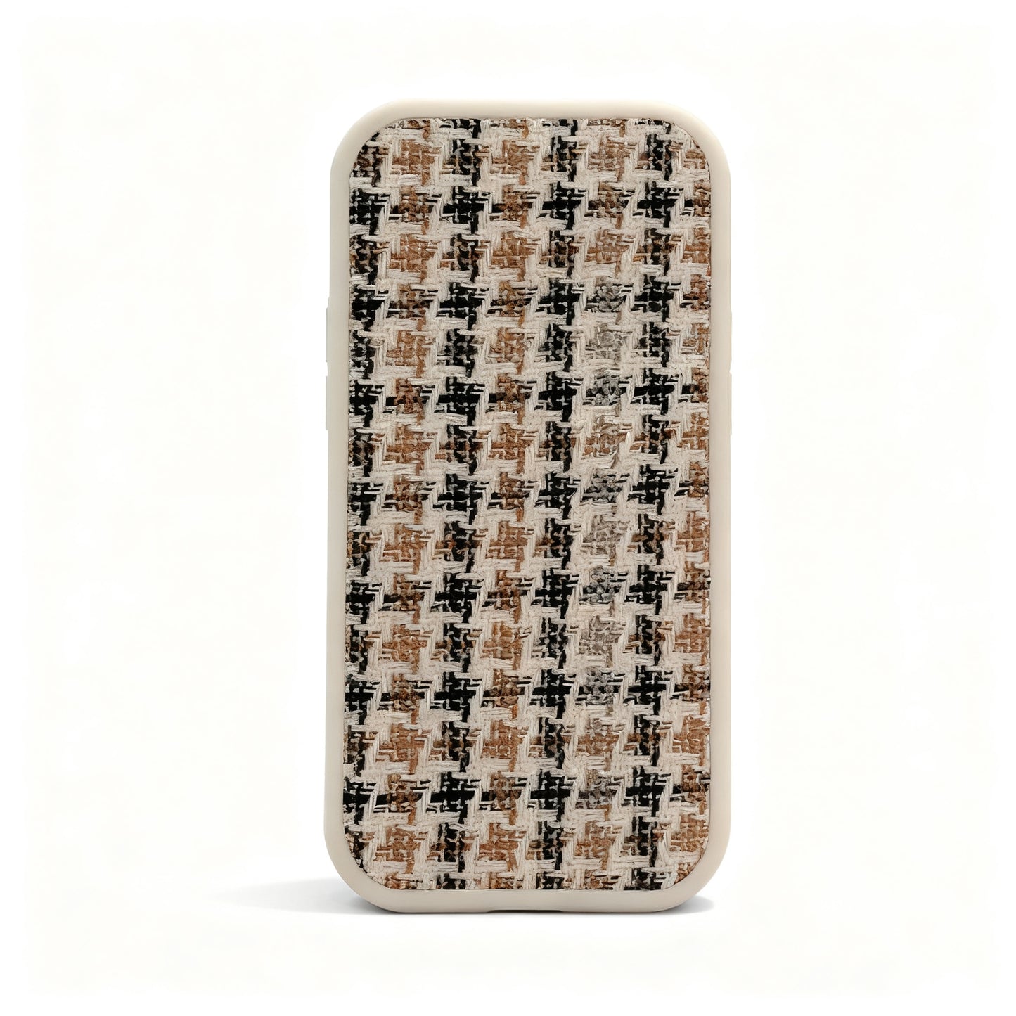 Vintage Houndstooth Knit Phone Case for iPhone