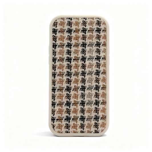Vintage Houndstooth Knit Phone Case for iPhone