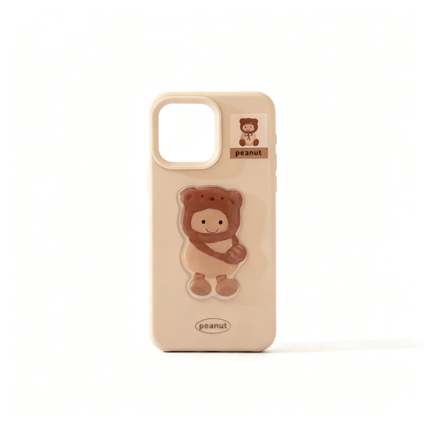 Cute Bear Soft Silicone Phone Case for iPhone