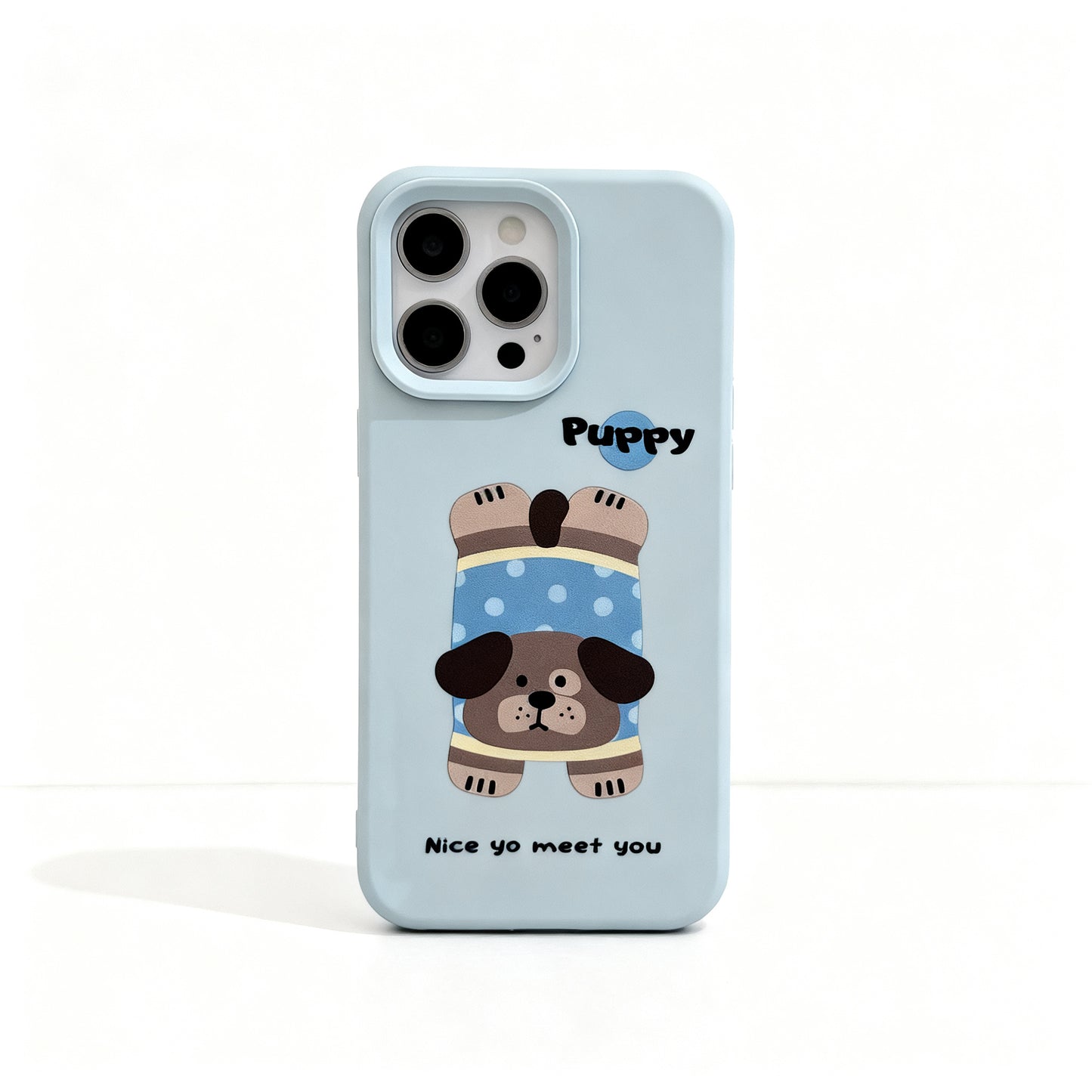 Cute Dog Pattern Soft Phone Case for iPhone