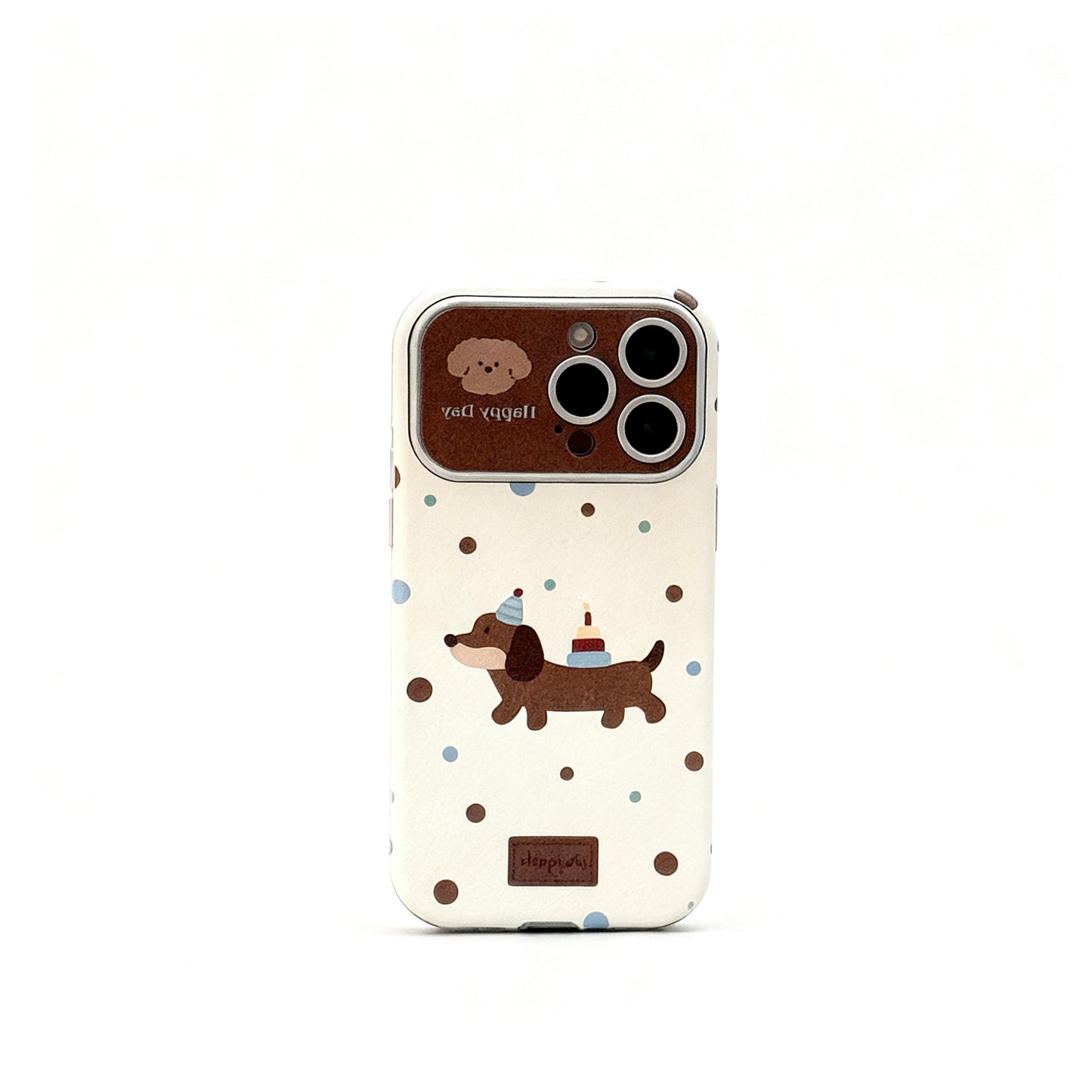 Vintage Dog Design Soft Phone Case for iPhone
