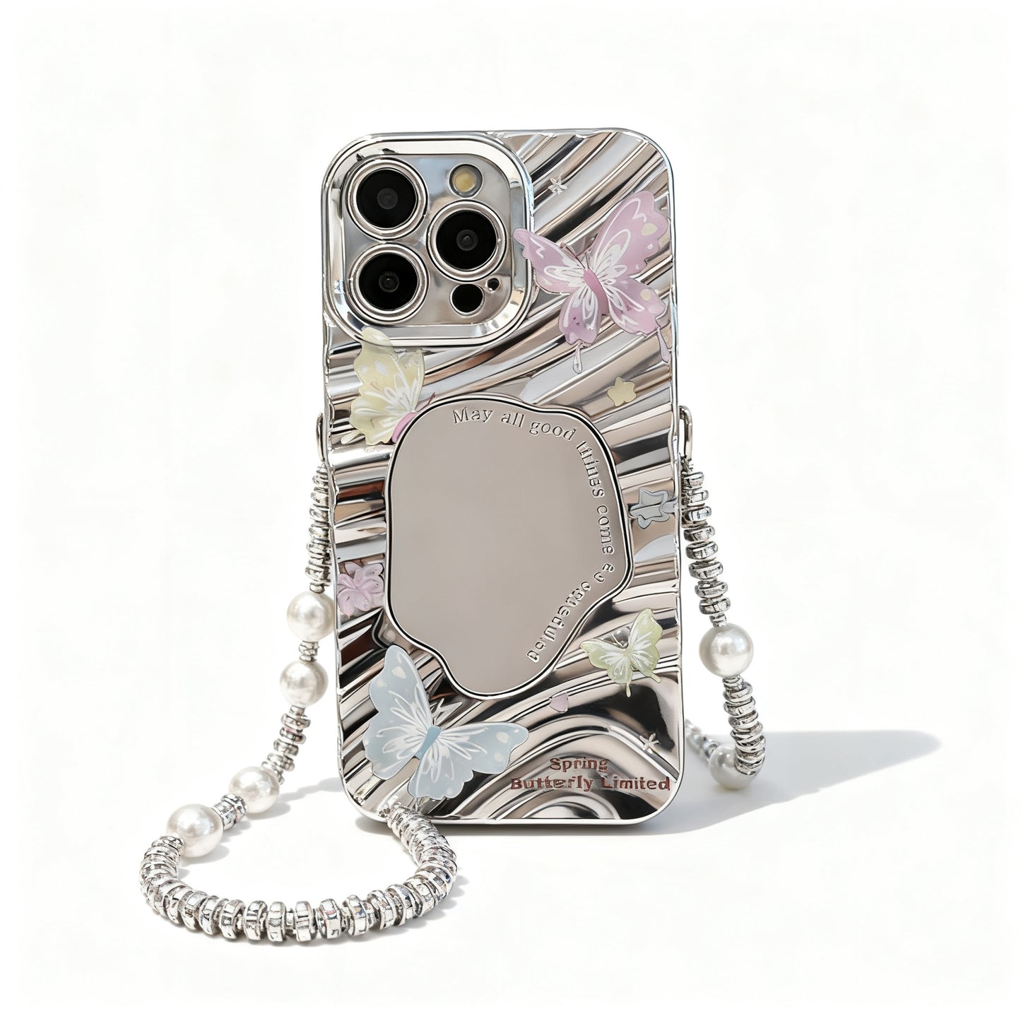 Colorful Butterfly Glossy Phone Case for iPhone