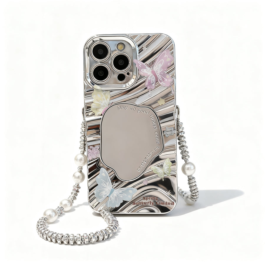 Colorful Butterfly Glossy Phone Case for iPhone