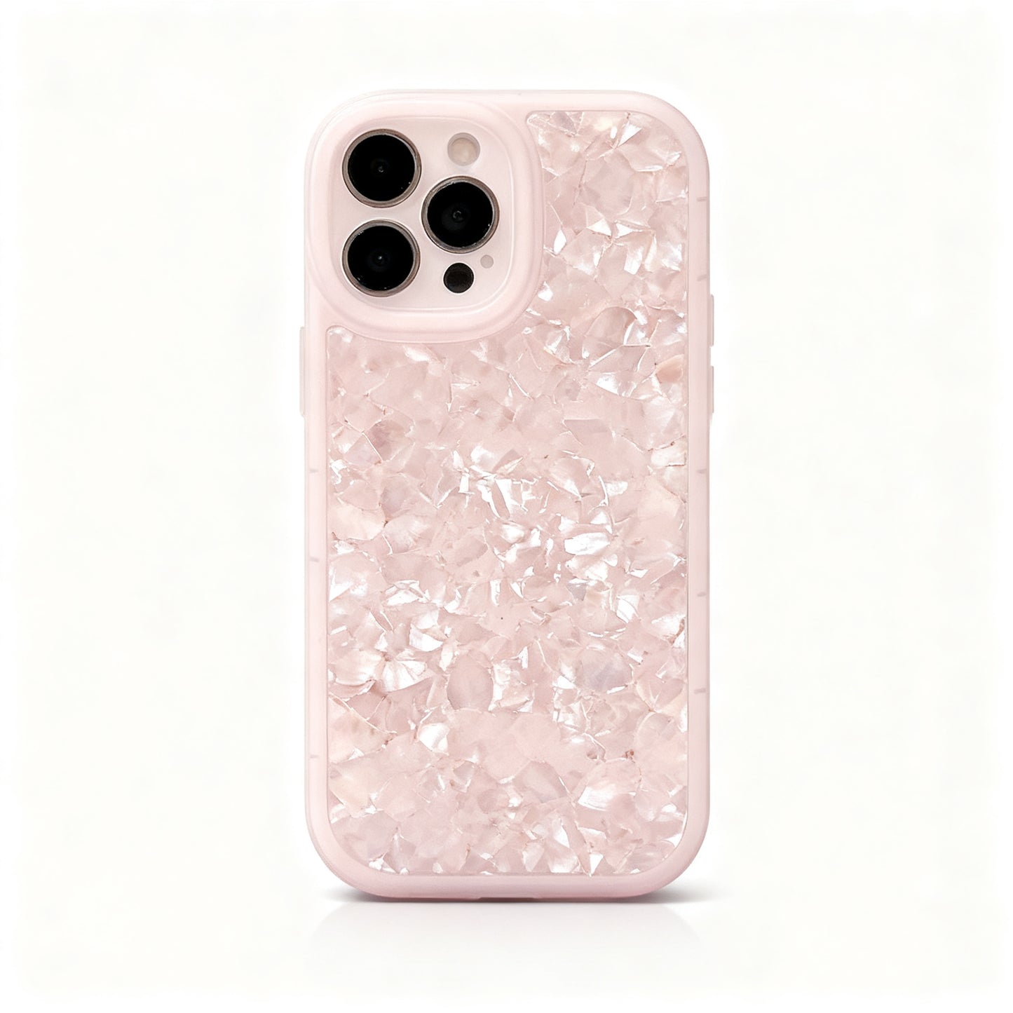 Dreamy Pink Shell Pattern Soft Phone Case for iPhone