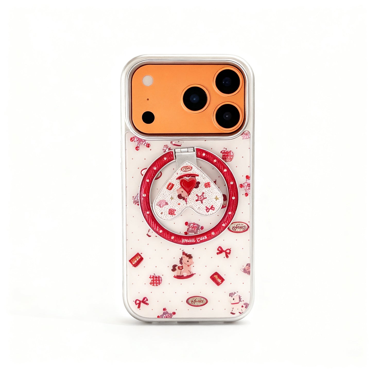 Red Horse  Year Magnetic Stand Phone Case for iPhone