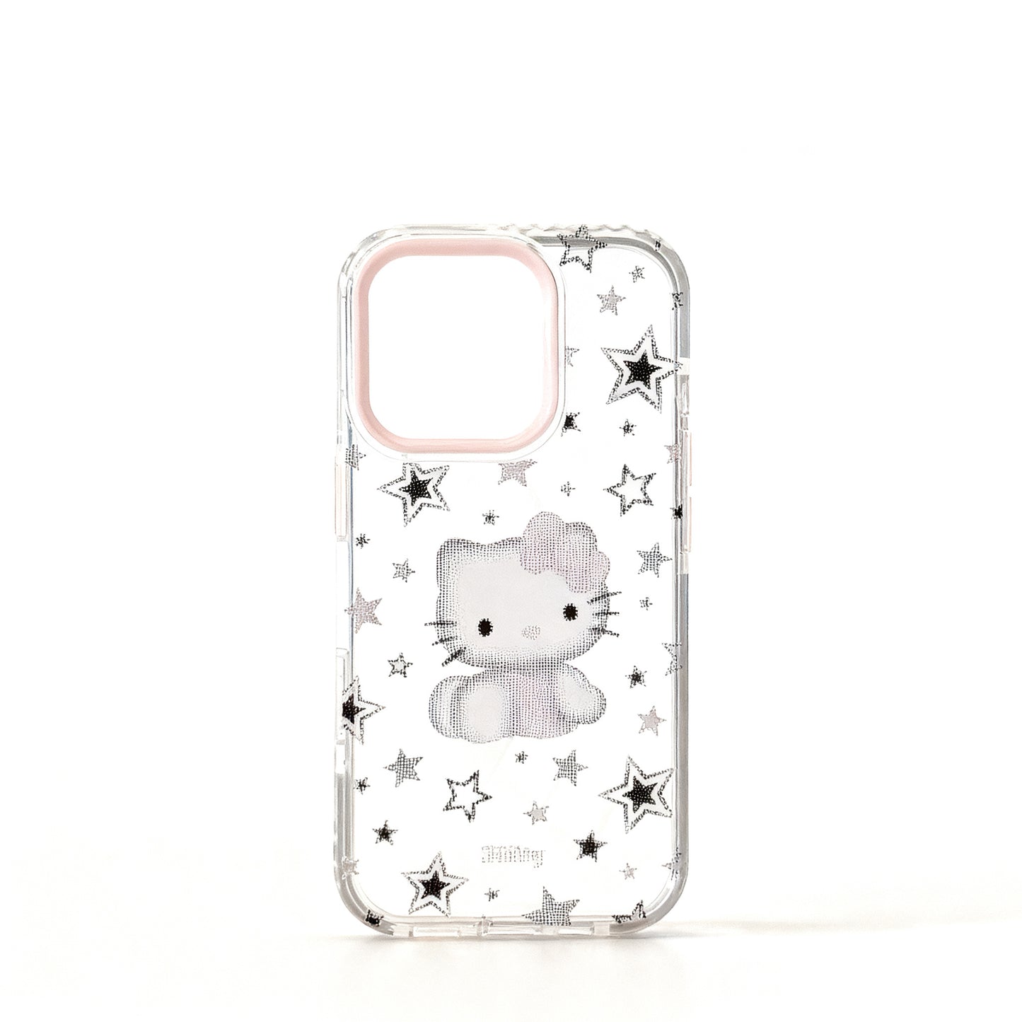 Cute Cartoon Cat Soft Phone Case for iPhone with Colorful Border