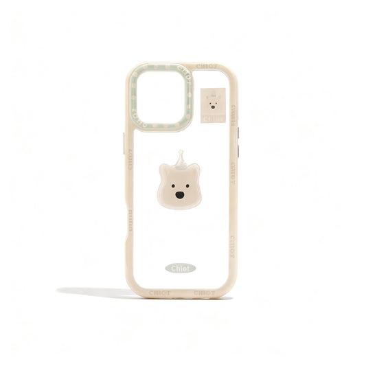 Cute Animal Design Acrylic Phone Case for iPhone